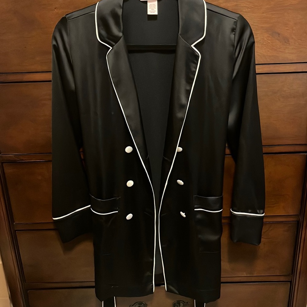 Victoria’s Secret Satin Blazer Jacket Robe